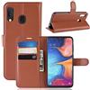 Fertuo Cover Samsung A20e, Custodia Portafoglio Cover a Libro in Pelle Flip Case con Silicone Bumper, Fibbia Magnetica, Porta Carte, Kickstand, per Samsung Galaxy A20e Smartphone, Marrone