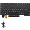 Table-King Tastiera retroilluminata per Lenovo Thinkpad X280 A285/X390 X395/L13 Gen1 (Italia)