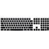 Boaulee Copertura in silicone per tastiera Magic Keyboard con Touch ID e tastiera numerica modello A2520 2022 Sudio e per iMac 2021 24 pollici M1 chip US Layout Anti-Dust Keyboard Protector (nero)