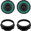 IPNOSIS Kit 2 Casse IP-01165 per Ford Focus dal 2005 al 2010, Ford C-Max dal 2003 al 2010, Ford S-Max dal 2003 al 2010, Ford Kuga dal 2008 al 2012 con 2 Supporti Anteriori