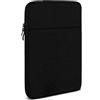 moex Custodia per tablet per Honor Pad 10 con cerniera e scomparto per accessori, fodera in nylon morbida imbottita, custodia protettiva minimalista Dash, nero