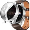 XoTek Custodia protettiva completa per Huawei Watch 3 46 mm/Watch 3 Pro 48 mm Screen Protector (Huawei Watch 3 Pro (48 mm), argento)