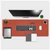 Giallobus - Tappetino scrivania - Materia - Vinile - 120x40cm - 76 - Brick - Tappetino mouse, sottomano tavolo pad, copri scrivania antiscivolo