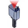 Peppy Caricatore da auto retrattile 4 in 1, adattatore da auto a ricarica rapida da 120 W, doppio caricatore USB-C per accendisigari, compatibile con iPhone 15/14/13/12, Samsung Galaxy S24, iPad Pro, PD30W