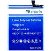 Generic Batteria per telefono cellulare ad alta resistenza compatibile con Ulefone Armor 8 ad alta capacità 6100 mAh Armor 8, con kit di attrezzi completi