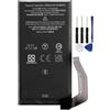 Generic Bestome Batteria di ricambio compatibile con GP5JE GOO-gle Pixel 7A GWKK3 GHL1X 1ICP6/48/92 3,85 V, 4385 mAh/16,88 Wh