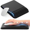 MEKASS Tappetino per mouse ergonomico con supporto per il polso, tappetino per mouse per alleviare il dolore al tunnel carpale, in memory foam con design massaggiante, base antiscivolo in PU per