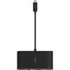 Belkin Adattatore Multimediale USB-C, Hub USB-C con porte VGA, HDMI 4K, USB 3.0 ed Ethernet, per MacBook Pro, iPad Pro, Surface Pro, Chromebook e Altri, Nero - Amazon Vine