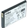 vhbw batteria compatibile con UniData/Incom WLAN SIP phone, ICW-1000G telefono fisso cordless, telefono SIP (1100mAh, 3,7V, Li-Ion)