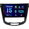 MISONDA Android 14 Autoradio per Nissan X-Trail Qashqai J11 T32 (2013-2017), con GPS Navi-10 pollici IPS Touch Screen-6G+128G telecamera posteriore + microfono 0 DSP+Carplay Supporta BT5.0/WLAN/SWC/DAB