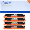 Organizza Ufficio 4 CF350A CF351A CF352A CF353A Cartucce di Toner compatibili con HP #130A per HP Color LaserJet Pro MFP M176n M177fw
