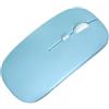 Generico Mouse Bluetooth senza fili ricaricabile-silenzioso, ergonomico, per iPad, computer, laptop, tablet, telefono, ufficio e giochi (Blu cielo)