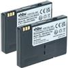 vhbw 2x batteria compatibile con Siemens Gigaset SL2, S440, SL100, SL150, S445, SL1 telefono fisso cordless (700mAh, 3,7V, Li-Ion)