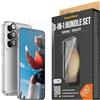 PanzerGlass™ Bundle Protezione 3-In-1 per Samsung S24 - HardCase D3O® Bio, Protezione Lente PicturePerfect, Schermo Ultra-Wide Fit