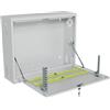 Stalflex CCTV Case Rack 19 Pollici 3U - Armadio di Rete Realizzato in Metallo per Impieghi Gravosi - Armadio Rack con Custodia Chiudibile a Chiave