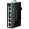 TRENDnet 5-Port Industrial Gigabit Poe+ DIN-Rail Mini Switch