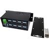 EXSYS EX-1113HMS USB 3.0 (3.1 Gen 1) Type-B 5000Mbit/s Nero perno e concentratore