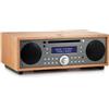 Tivoli Audio Music System+ Sistema Hi-Fi DAB/DAB+/FM All-in-one con lettore CD e Bluetooth per streaming senza fili (Ciliegio / Tortora Metallizzato)