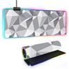 FANSU Tappetino Mouse RGB XXL, 14 Modalità Luce LED Tappetino Mouse in Gomma Antiscivolo, Mousepad Grande per PC, Laptop e Giochi Competitivi (Grigio,600x300x4mm)