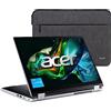 Acer Aspire 3 Spin 14 Convertibile Laptop | 14 1920x1200 IPS Touch | Intel Core i3-N305 | Intel UHD Graphics | 8GB LPDDR5 | 128GB SSD | Wi-Fi 6 | Windows 11 Home in S Mode