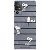 LA CASA DE LAS CARCASAS Custodia per TCL 40R 5G Ufficiale Peanuts Snoopy Stripes per proteggere il tuo cellulare. Custodia per TCL in silicone trasparente flessibile con licenza ufficiale Snoopy