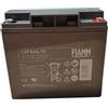 Dimensione Elettronica S.R.L. Batteria al Piombo ricaricabile Fiamm 12FGHL70 12V 17Ah Per Sistemi di Videosorveglianza e Allarme | Attacco M5 | Dimensioni 181x76x167mm