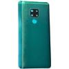 Generico Coperchio Copri Batteria + biadesivo + LENTE compatibile con Huawei Mate 20 / HMA-L09 HMA-L29 Ricambio Vetro Posteriore Back Cover Retro Scocca + adesivo + lente con cornice (LIGHT GREEN)