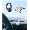 MaserWeller Supporto per telefono da auto per Porsche Panamera 2017, 2018, 2019, 2020, 2021, 2022, 2023, accessori Porsche Panamera, rotazione a 360°, compatibile con MagSafe, il supporto per