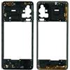 Generico Ricambio compatibile con Samsung Galaxy M51 SM-M515 M515 M515F FRAME SCOCCA TELAIO CENTRALE CORNICE LATERALE bezel plate Spare Part (Nero)