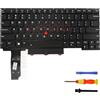 LIAN MO Tastiera di ricambio retroilluminata compatibile con Lenovo ThinkPad R14 E14 Gen2 Gen3 Gen4 (US)