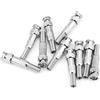 Beufee Connettore Maschio a Crimpare BNC da 10 Pezzi, Connettore Maschio a Saldare con Morsetto BNC Maschio Connettore Coassiale Coassiale BNC Maschio RG59