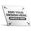 TheDogTagCo Tappetino per mouse personalizzato con foto collage, base antiscivolo, perfetto per ufficio, casa, scuola, gioco, regalo per compleanni e anniversari (immagine singola)