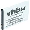 vhbw batteria compatibile con Samsung Galaxy GT-S6802, GT-S6310N, GT-S6310, GT-S6790N, GT-S6312 smartphone cellulare (1100mAh, 3,7V, Li-Ion)