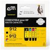 France Toner - 912 - Cartucce d'Inchiostro Compatibili per HP 912 - Confezione da 4 Nero Ciano Magenta Giallo - per HP OfficeJet 8010, Serie 8010, 8010 All-in-One, 8012, 8012e All-in-One