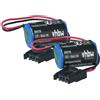 vhbw 2x batteria sostituisce Allen Bradley 1747-BA, 1746-BAS, 1747-PT1, 1756-BA1, 1745-B1 per controlli industriali (1000mAh, 3V, Li-MnO2)