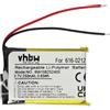 vhbw batteria compatibile con Apple IPod Shuffle 1G, MB226LL/AiPOD, 1a generazione MP3 music player lettore musicale (250mAh, 3,7V, Li-Poly)