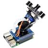 Waveshare 2-DOF Pan-Tilt Hat for Raspberry Pi Zero/Zero W/Zero WH/2B/3B/3B+ Onboard PCA9685 PWM Chip TSL25911FN 16-bit Ambient Light Sensor Make Pi Camera Move and Sense Light Intensity Via I2C