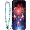 Sinyunron Cover Compatibile con Samsung Galaxy A51 5G,Custodia a Doppia Protezione 2 in 1 Antiurto e Anti-Graffio con Estetica Motivo+1×Boho Braccialetto Colorato,Dream catcher