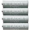 IKEA LADDA - Batteria ricaricabile HR06 AA, 1,2 V, 1900 mAh