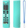 Hesupy Custodia protettiva in silicone per telecomandi LG AKB75095307, AKB75375604, AKB74915305, AKB75095302, AKB73715601, serie AKB, antiscivolo, con cordino (verde menta)