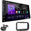 UGAR Compatibile per ALFA ROMEO Giulietta (940) 2014+ 7 Pollici Android 13 DSP 4GB+64GB DAB+ Autoradio HD Schermo touch completo Navigazione GPS