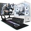 Vibox IV-8 PC Gaming Completo - Schermo da 23 pollici - AMD Ryzen 7 5700X 8 cores - Nvidia RTX 3050 6GB - 16GB RAM - 500GB SSD - Windows 11 - WiFi 6 + Bluetooth 5.4