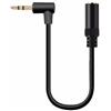 Aukson G06 inclinata cavo prolunga Jack 2,5 mm maschio a 3,5 mm Jack ca. 15 cm