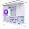 MONTECH King 15 PRO - Case PC Micro-ATX, vetro panoramico curvo, flusso d'aria del camino, supporto radiatore da 360 mm, costruzione compatta per sistemi ad alte prestazioni, 4 ventole ARGB PWM
