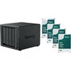 agemeo NAS DiskStation DS925+ con 4x disco rigido 4TB HAT PLUS e 4GB RAM, totale: 16 TB