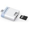 PhotoFast PhotoCube PD Plus - Dispositivo di backup per foto e video, ricarica rapida PD, supporta fino a 2 TB MicroSD per iPhone, Android, iPad e tablet, senza scheda MicroSD