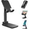 LEEMASING Supporto da tavolo per cellulare con supporto per tablet Fordable per tablet e supporto per cellulare per ufficio, robusto supporto mobile da tavolo