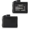 TopHomer 2 batterie ai polimeri di litio ricaricabili, 7,4 V, 3000 mAh, batteria di ricambio per guanti riscaldati, calze, biancheria intima, gilet passamontagna