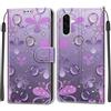 KENHONER Custodia per Samsung Galaxy A36 5G, fiore | Portafoglio Pelle PU, Magnetica, Resistente Agli Urti, Scomparto Carte Credito, Pieghevole, Flip Libro, Motivo