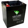 ANFEL Batteria ricaricabile al Piombo 12V 4,5Ah Faston 4,8mm misure 90 x 70 x 101 mm per UPS allarmi sirene